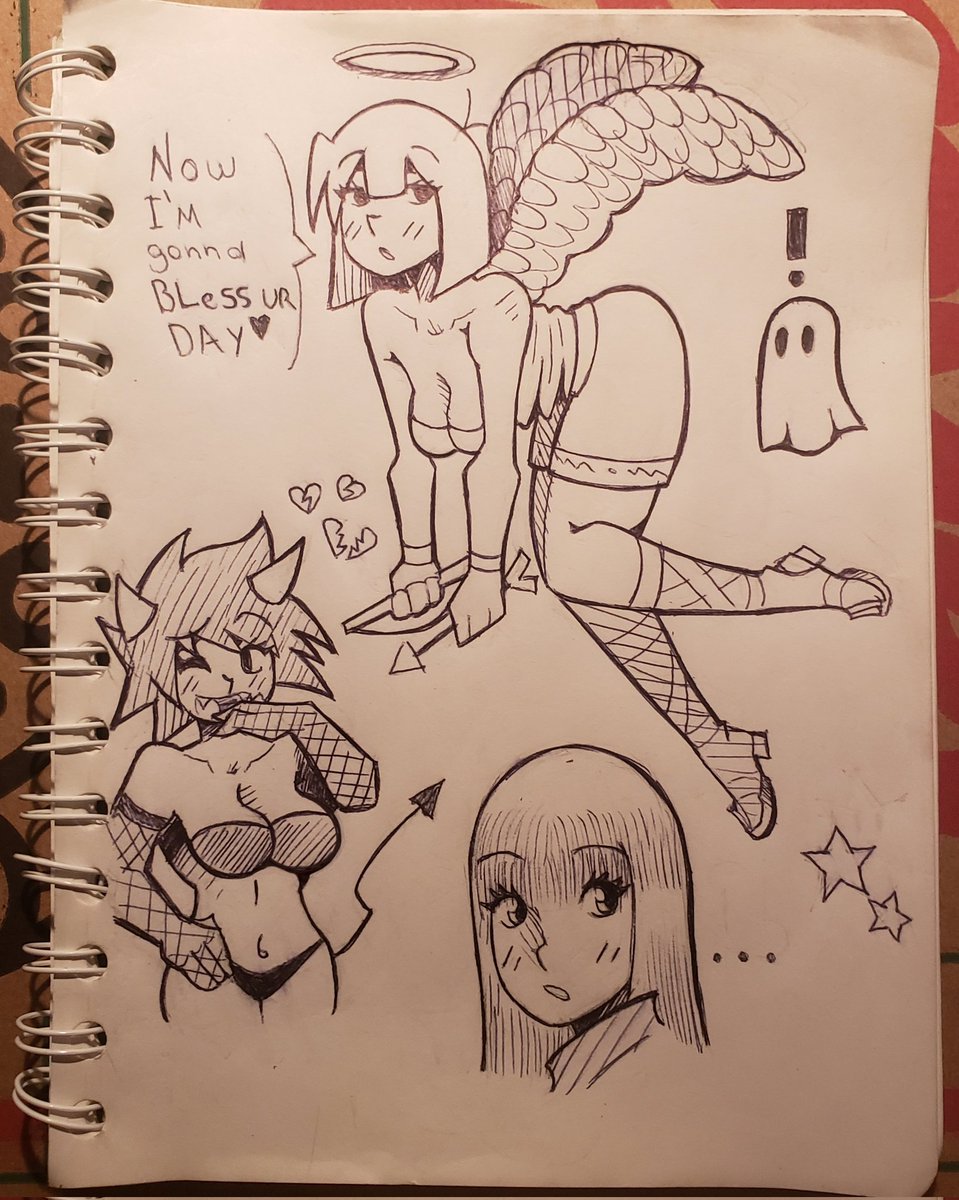 Enoc_D_Monk's tweet photo. Algunos garabatos que hice a tradicional hace poco

#traditionalart #drawing #myart #artmoots #dibujo #dibujos #originalcharacters https://t.co/EYEYdhZXSk