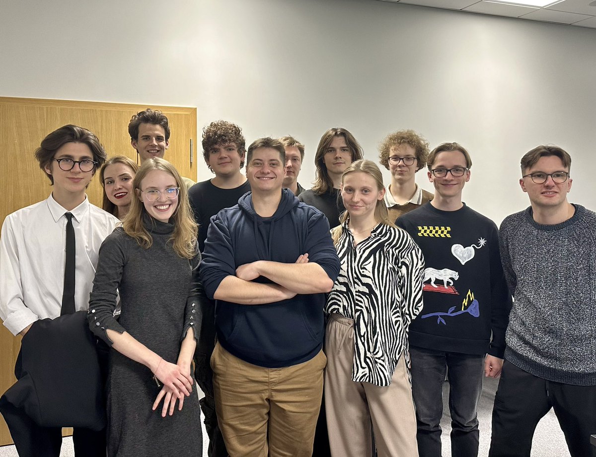 I would like to congratulate my students from „Salus aegroti” student association on their scientific plans for the upcoming academic year. The first meeting was a success and gathered over forty students, including guests from other UKSW faculties. <a href="/WMCM_UKSW/">Faculty of Medicine, Cardinal Wyszynski University</a> <a href="/FilipMSzymanski/">Prof. Filip M. Szymanski</a>