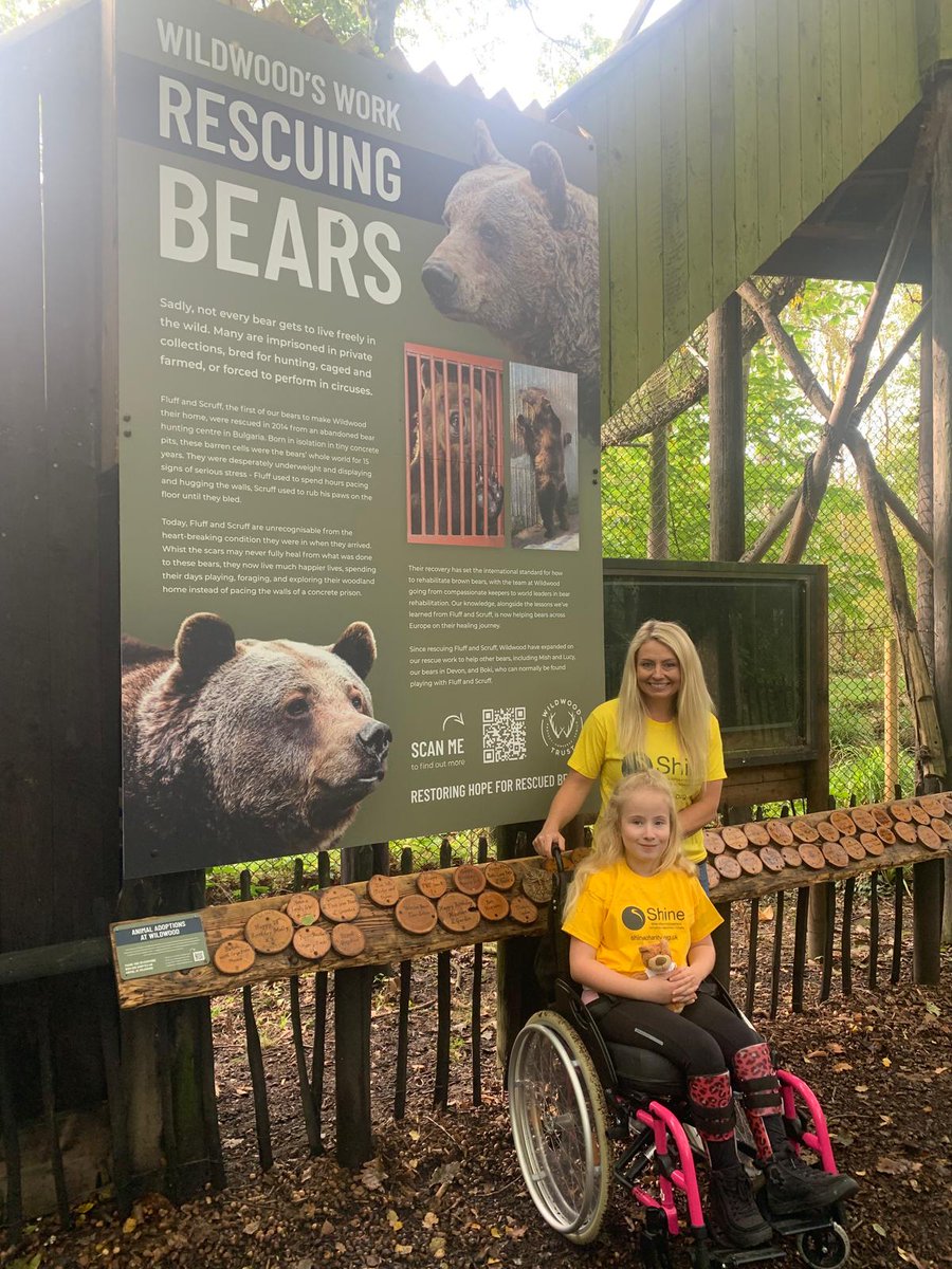 Willow and mum Emmy were guests of @wildwoodtrust last week and even had the chance to meet Boki the now quite famous brown bear with Hydrocephalus. 💛🐻
You can read more here: itv.com/news/meridian/…