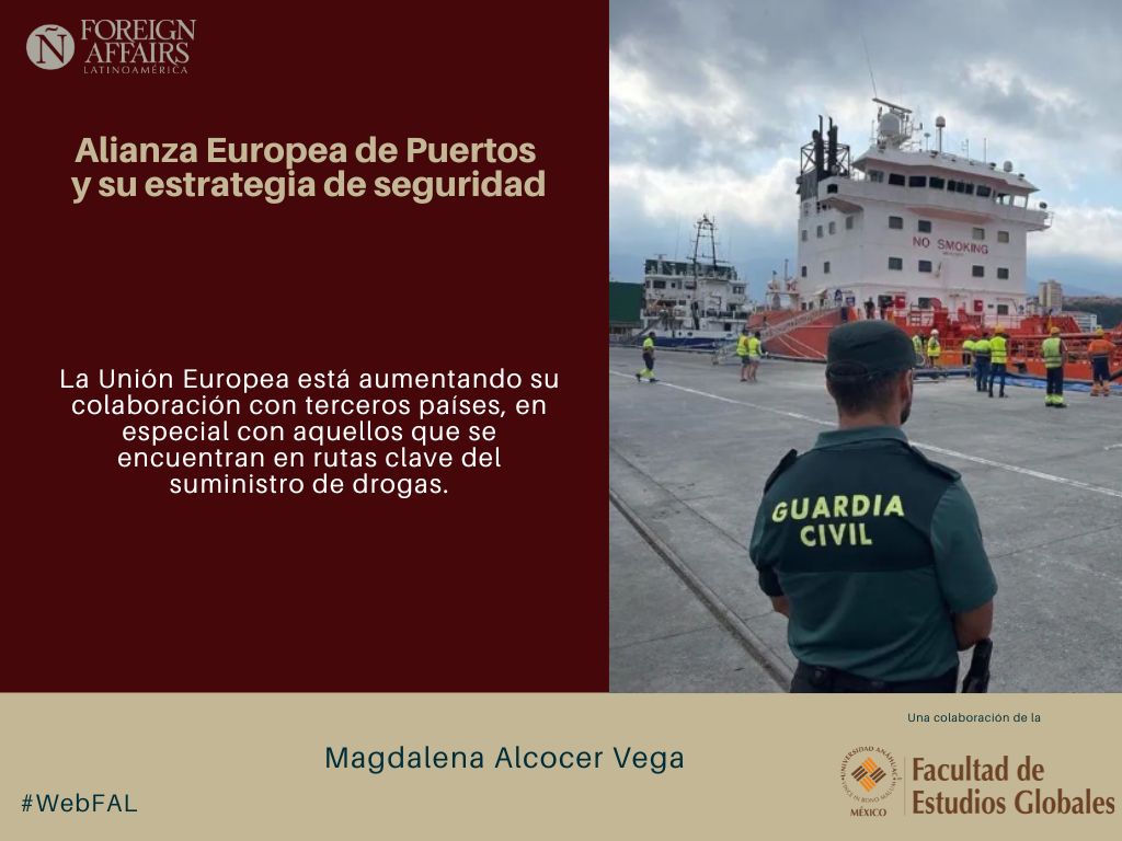 #LEE "Alianza Europea de Puertos y su estrategia de seguridad" de Magdalena Alcocer Vega (<a href="/magdaalcocer/">Magdalena Alcocer</a>) en el espacio de colaboraciones de la Facultad de Estudios Globales de la Universidad Anáhuac México (<a href="/FEGanahuacMX/">estudios-globalesAnáhuac</a>) en #WebFAL bit.ly/4dZk1Qa