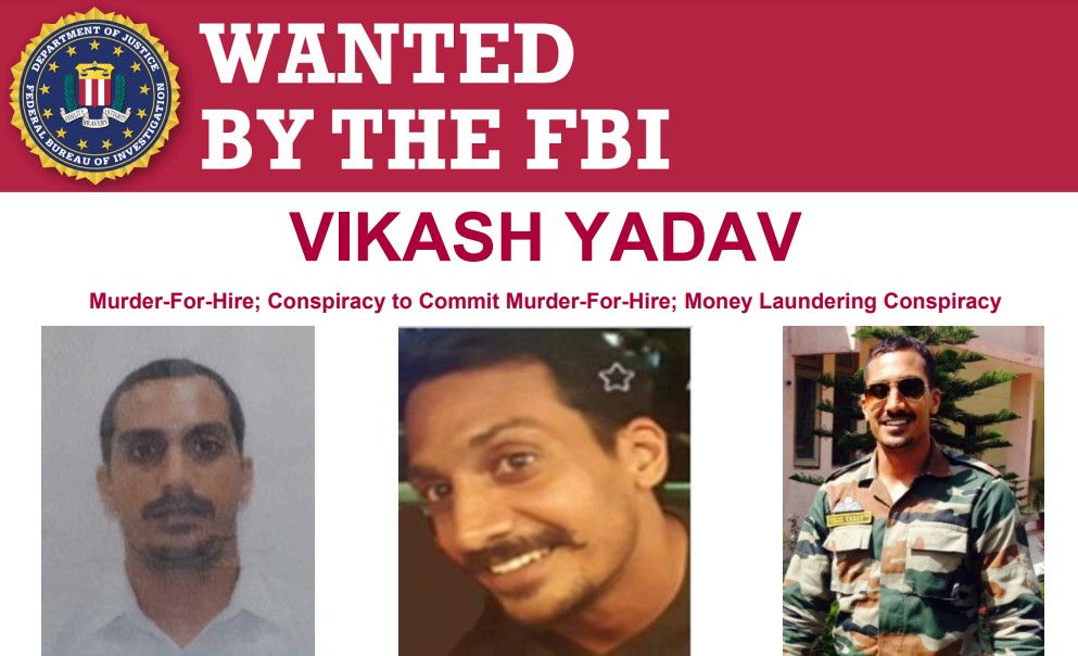 FBIMostWanted's tweet image. Vikash Yadav is wanted by the #FBI for allegedly directing a plot to assassinate a United States lawyer and political activist of Indian origin on United States soil: fbi.gov/wanted/counter…