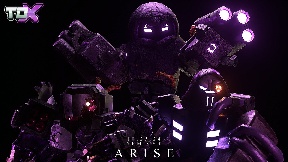 TowerDefenseX's tweet image. Our Halloween update arrives to Tower Defense X on 4 separate nights. Progress through the new chapters to defeat the Awakened army.

#roblox