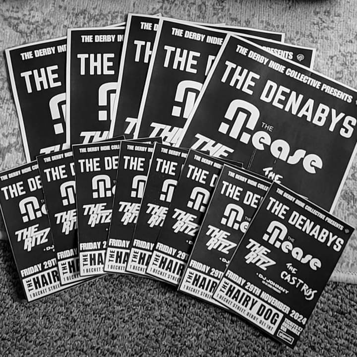 Dean Clarke (@deanoc78) on Twitter photo ONLY 5 WEEK TO GO <a href="/TheDenabys/">The Denabys</a> with a big headline show on Friday the 29th of November!👊
Supported by <a href="/TheMeaseBand/">The Mease</a> <a href="/thecastros/">marie castro</a> and <a href="/theritz_band/">The Ritz</a>
Tickets £7 - � gigantic.com/the-derby-indi… ONLY 5 WEEK TO GO <a href="/TheDenabys/">The Denabys</a> with a big headline show on Friday the 29th of November!👊
Supported by <a href="/TheMeaseBand/">The Mease</a> <a href="/thecastros/">marie castro</a> and <a href="/theritz_band/">The Ritz</a>
Tickets £7 - � gigantic.com/the-derby-indi…