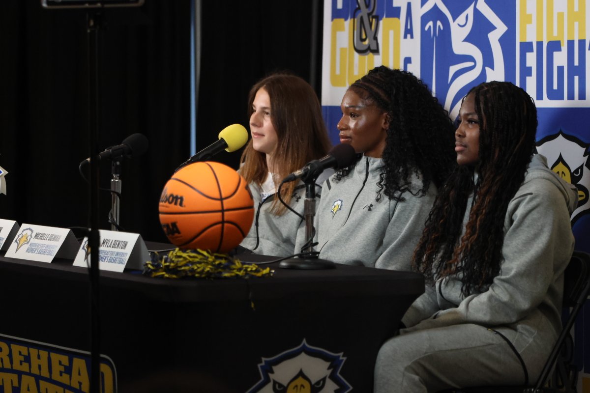 Thank you to all media members, fans, faculty, staff, students, student-athletes and community supporters who attended today's <a href="/MSUEaglesMBB/">Morehead State Men's Basketball</a> &amp; <a href="/MSUEaglesWBB/">Morehead State WBB</a> media day.

We can't wait for the season openers on Nov. 4!

#SoarHigher #SkoEags