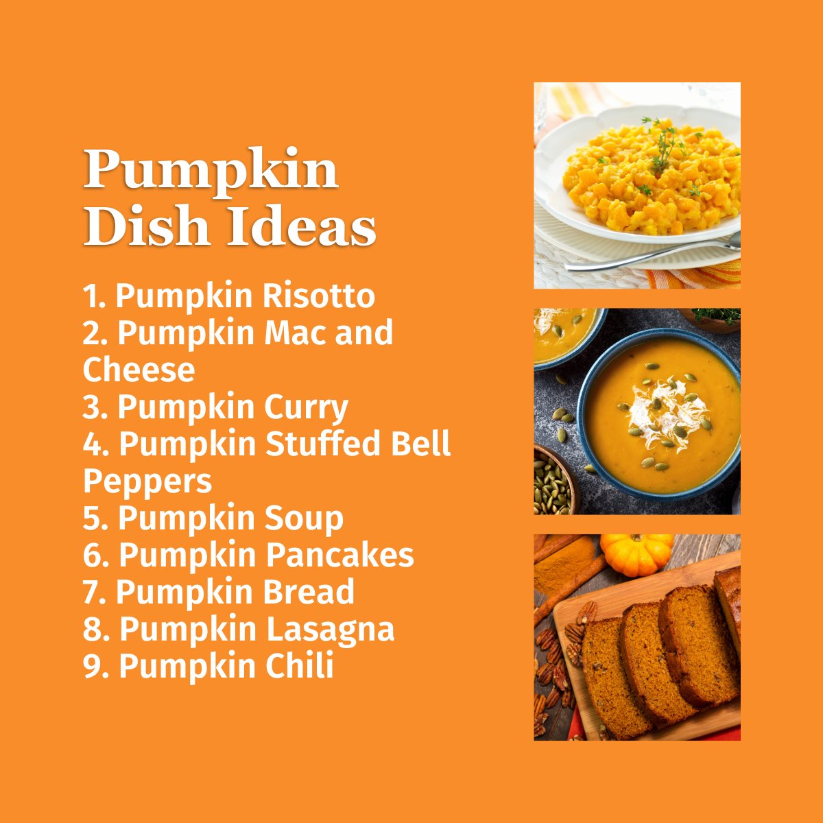 DaTerraCucina's tweet image. Embrace the flavors of fall with these 9 delicious pumpkin dishes, that can be crafted using DaTerra cookware! From creamy pumpkin risotto to savory pumpkin curry, our versatile pots and pans make cooking and baking a breeze. 🎃🍂  #DaTerraCookware #PumpkinRecipes #AutumnCooking