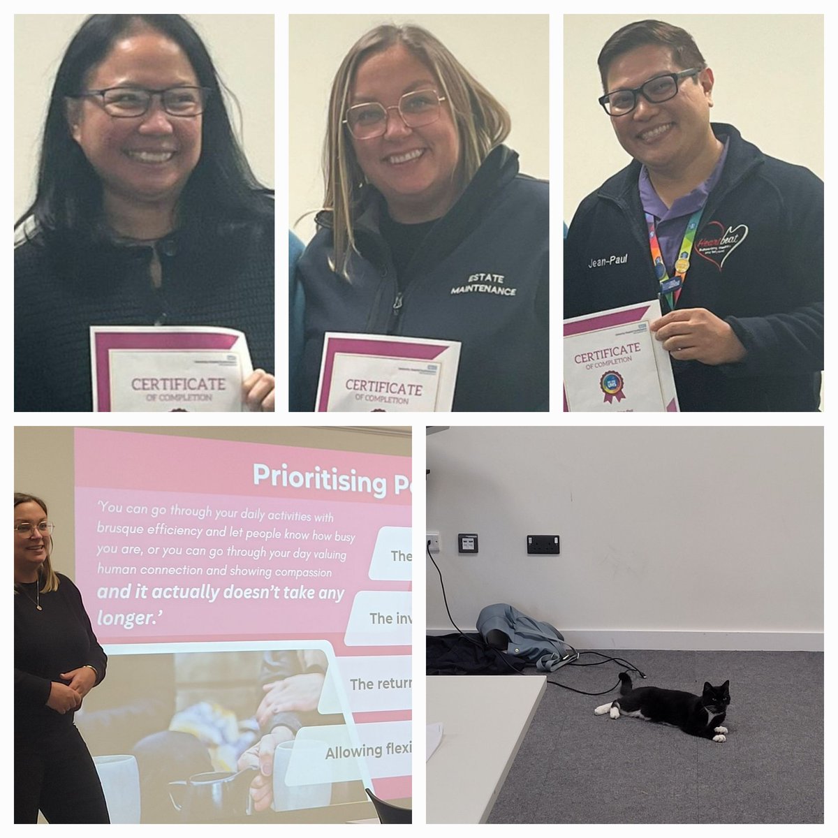 Congrats to <a href="/jeaneva03/">JeanPaul Evangelista (He/Him)</a> Linsey &amp; Marielle for completing our Recruitment &amp; Career Development Centre, part of our Postive Action programmes. 👏👏 Simulated interview a
&amp; presentation, career coaching &amp; Strengthscope sessions. Thanks to all who supported #WeAreUHS <a href="/SotonChildHosp/">Southampton Children's Hospital</a>