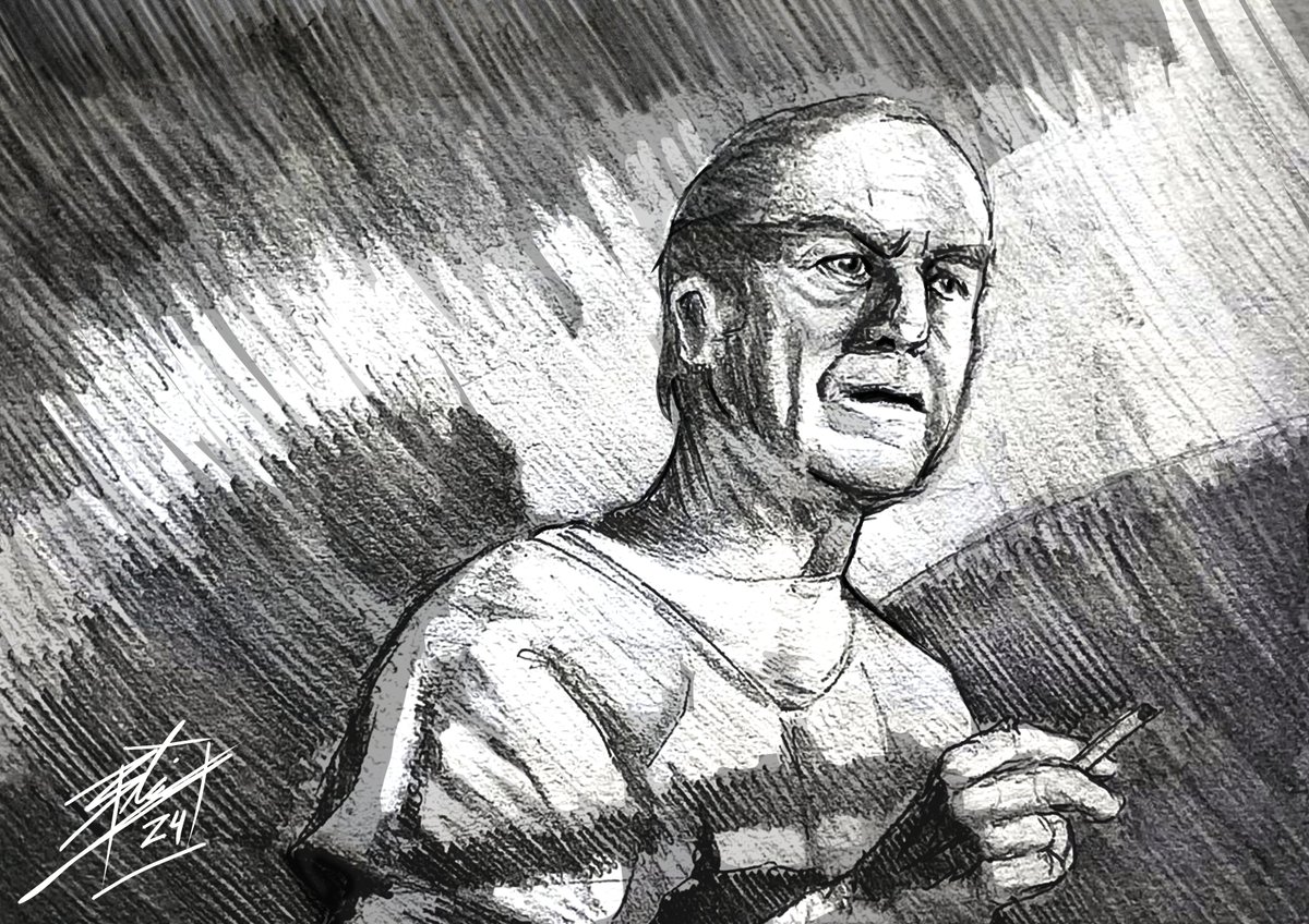 BdeBlai's tweet photo. "Saul Gone". Me flipó el final de #bettercallsaul. #bobodenkirk #pencils #frame #netflix #rheaseehorn #drawings #drawing @mrbobodenkirk @rheaseehorn https://t.co/30LbEUzvPA