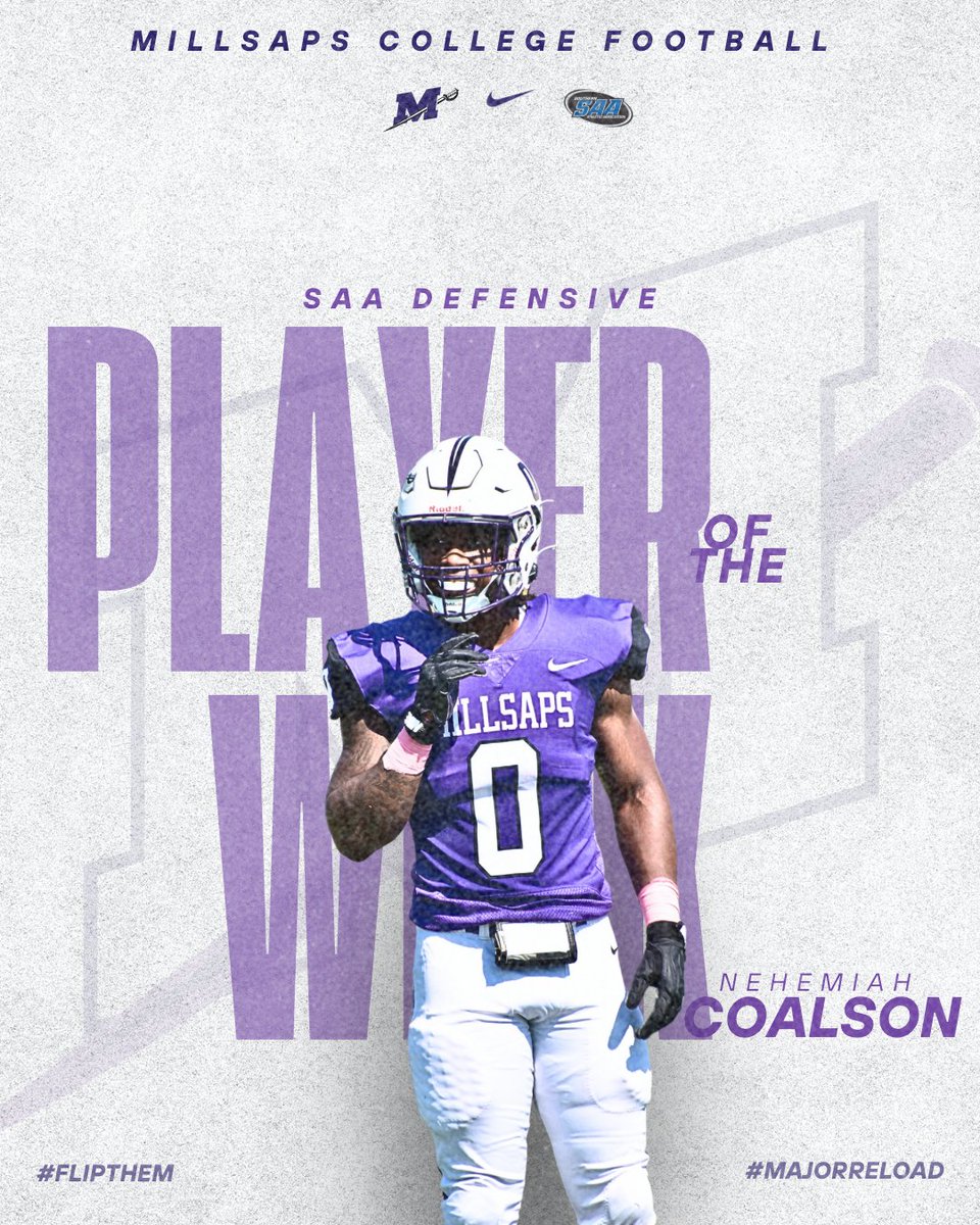 Taking up 2 of 3 spots in <a href="/SAA_Sports/">SAA Sports</a>  Player of the Week honors this week with Connor Babin on Special Teams for the 2nd time this season and Nehemiah Coalson on Defense! ⚔️

#Elite | #FlipTheM