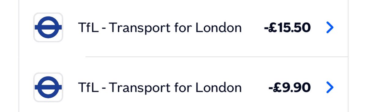Matt__Manning's tweet photo. Is this cyber incident causing pay as you go issues @TfL ? Got these two charges last week when I went from Paddington - Farrington - Paddington on Wednesday, max should be £5.60. These charges are even more than the price cap and can’t access online account to request refund! https://t.co/gCSUaSV04K