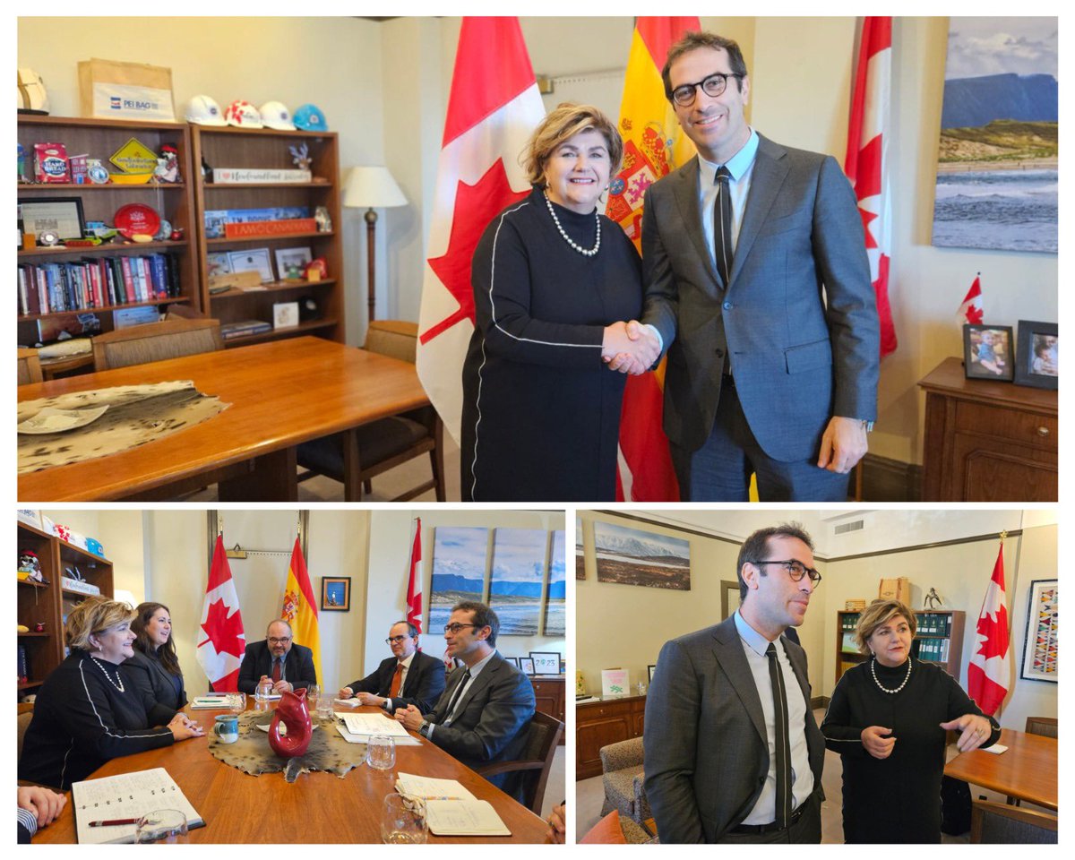 Productive meeting with 🇨🇦Minister of Rural Economic Development <a href="/Gudie/">Gudie Hutchings</a> Hutchings. We shared views on initiatives ranging from financial inclusion in rural areas to renewable energy &amp; food tech to enhance the industry’s sustainability