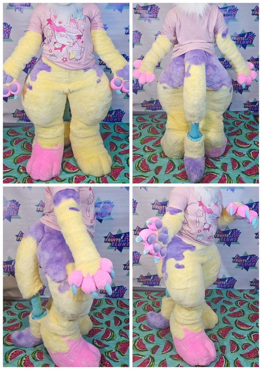 Another suit down! This is a 3/4th body for <a href="/Cutiecality/">☢️ Cali ☢️</a>! 😊 I'll have a video soon with a stand-in head! Before we ship it off! Quotes are free, and comms are always open!  🎉