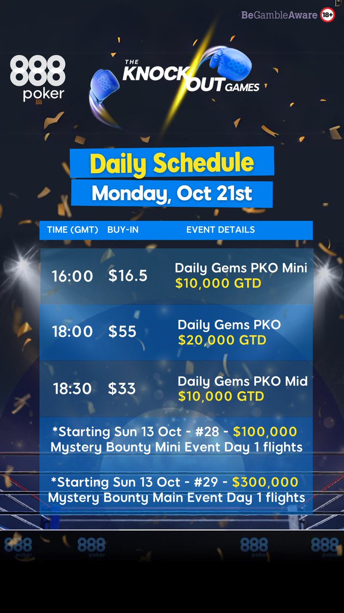 KO Series at <a href="/888poker/">888poker</a> has begun and I'll be streaming it live.  

🚨Giveaway Alert 🚨

Each day, I'll give away 10% of my biggest score in the KO Series.  All you have to do is: 

☑️Like this post
☑️Follow me on X
☑️Subscribe on Youtube (Link below)
☑️Leave a comment here with