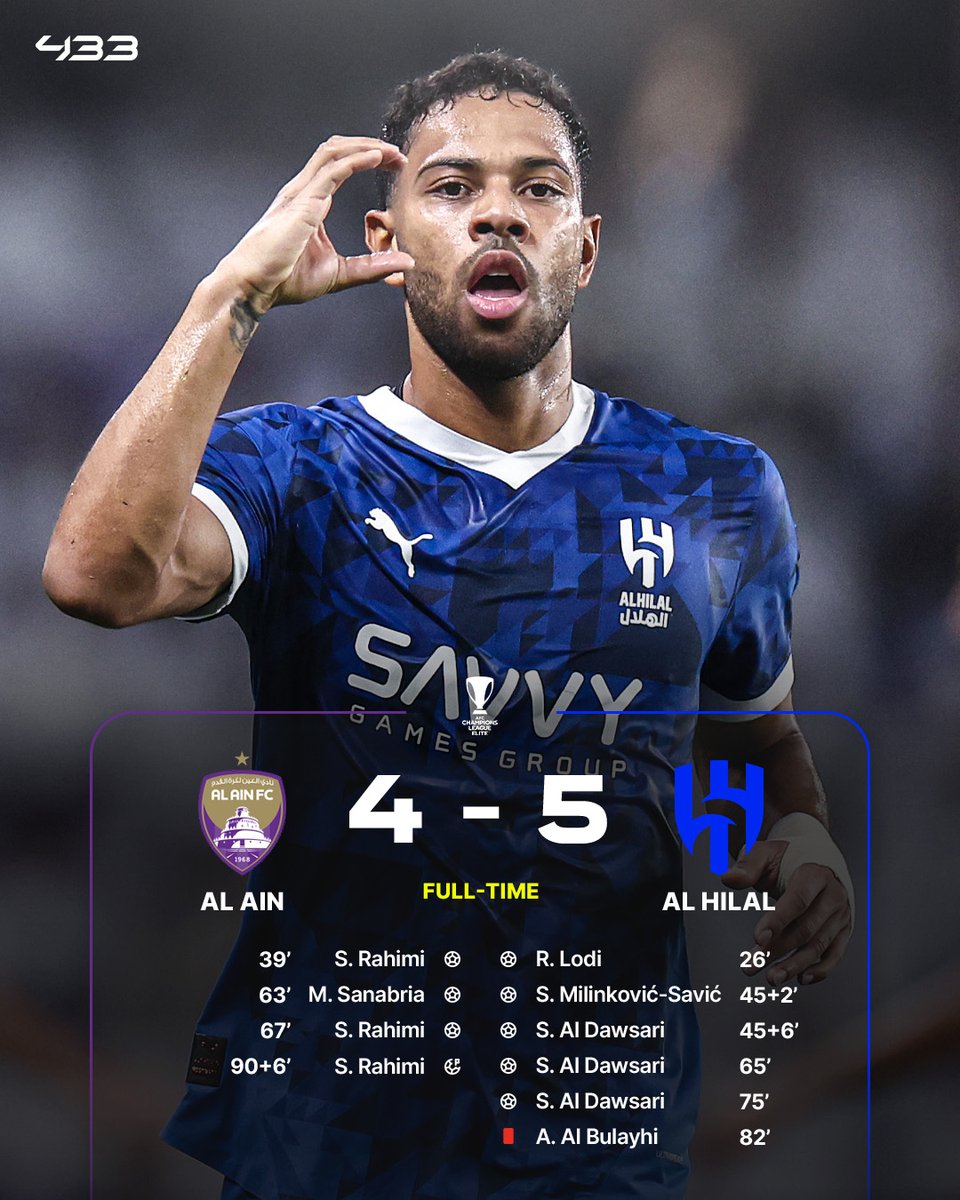 Al Hilal beat reigning Asian CL champions Al Ain in a game of 𝐓𝐎𝐓𝐀𝐋 𝐌𝐀𝐃𝐍𝐄𝐒𝐒 🤯⚡️