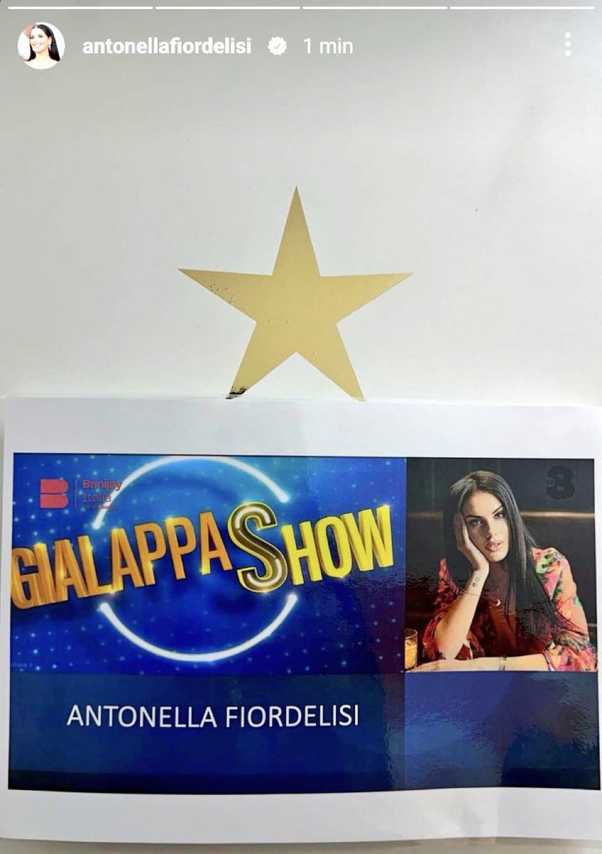 PastorinoSandr1's tweet photo. Gialappiamo? vamosssssss
#fiordexgialappas #GialappaShow https://t.co/MLMYlbqQdW