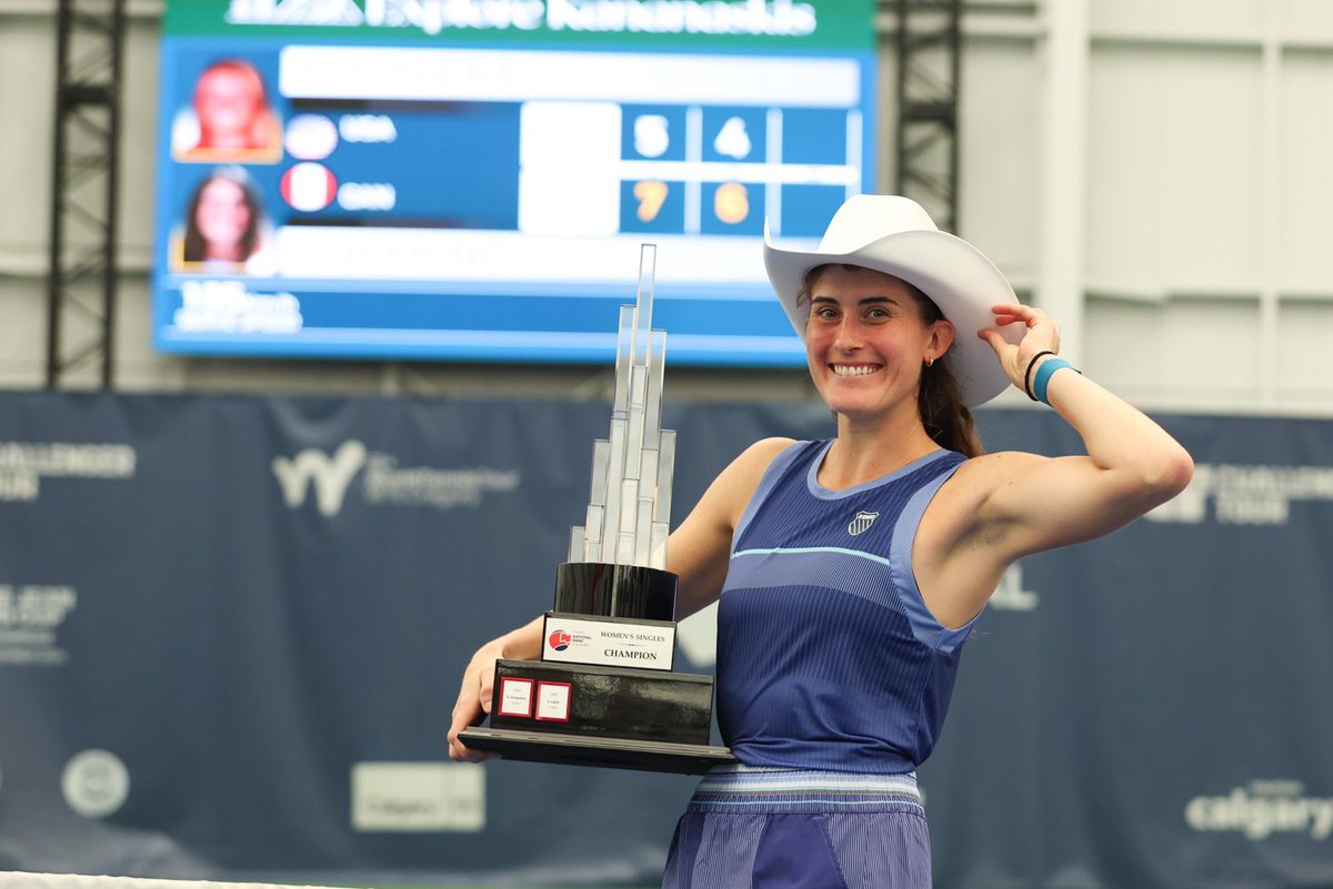 🤠🇨🇦 🏆 YEEHAW! 

Thank you Calgary! This week was a dream - I’m so proud to be from Western Canada, so to win this tournament was extra special 🫶 like playing at home! So much appreciation and gratitude for everyone who made this week so memorable on and off court 💕🇨🇦