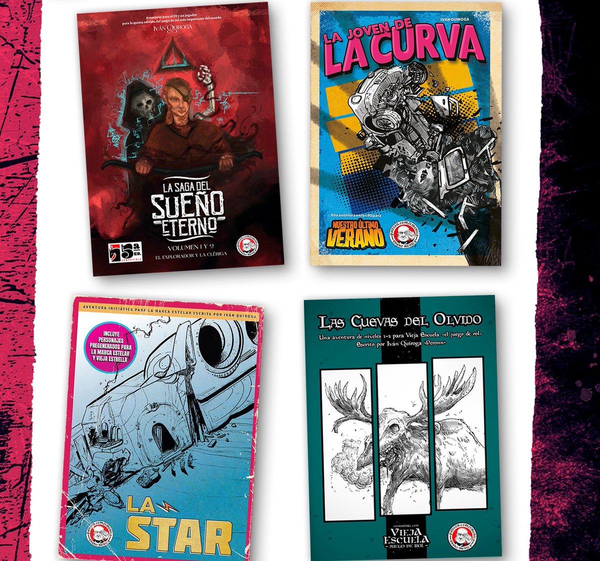 Si tienes un blog, canal o lo que sea y quieres reseñar o jugar alguna de las aventuras que publicamos en mi patreon... solo tienes que decírmelo 😉.