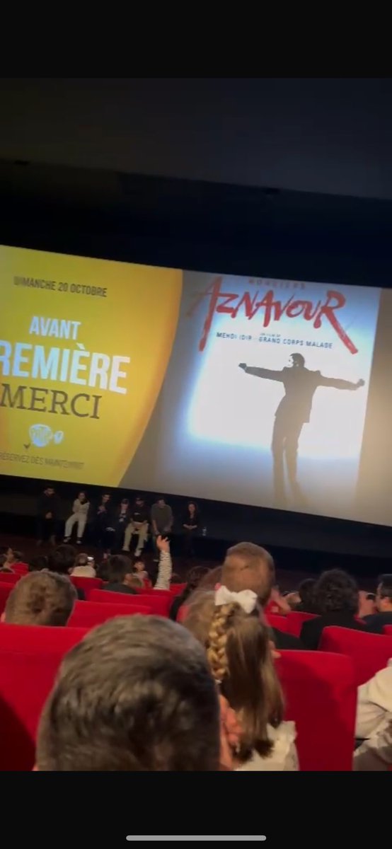 Un immense bravo aux enfants de Saint-Denis grand corps malade et Mehdi IDIR pour leur film "Aznavour" !Une œuvre touchante qui rend hommage à une légende de la chanson française.Fierté et émotions au rendez-vous ! #Avantpremiere à Saint-Denis