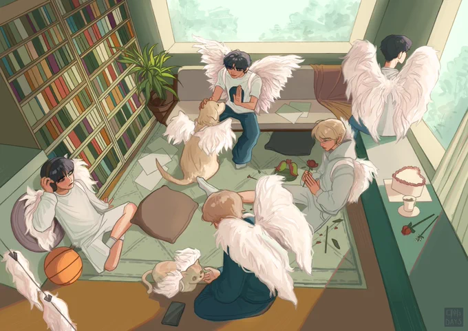 angel #TXT_ANGEL #TOMORROW_TOGETHER #TXTFanart 