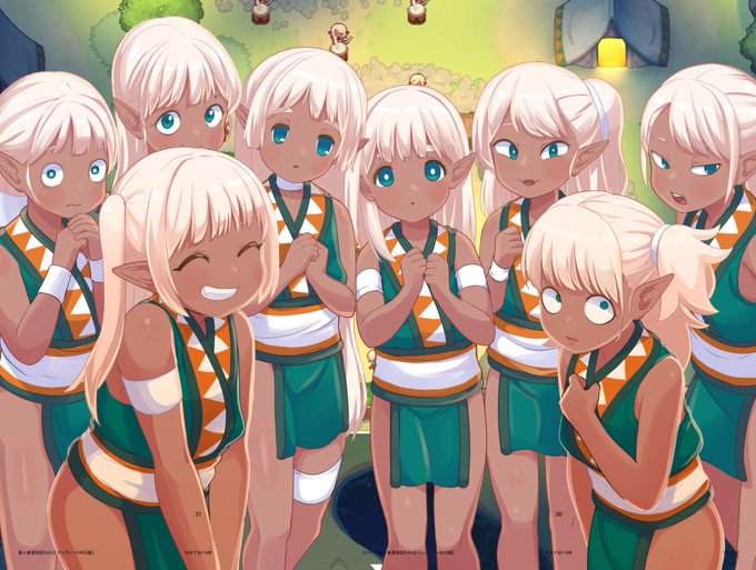 女の子が集まってるシーンとか描くのむっちゃ楽しかったので、またこういうシーン描きたい (※ˇ∞ˇ※) 