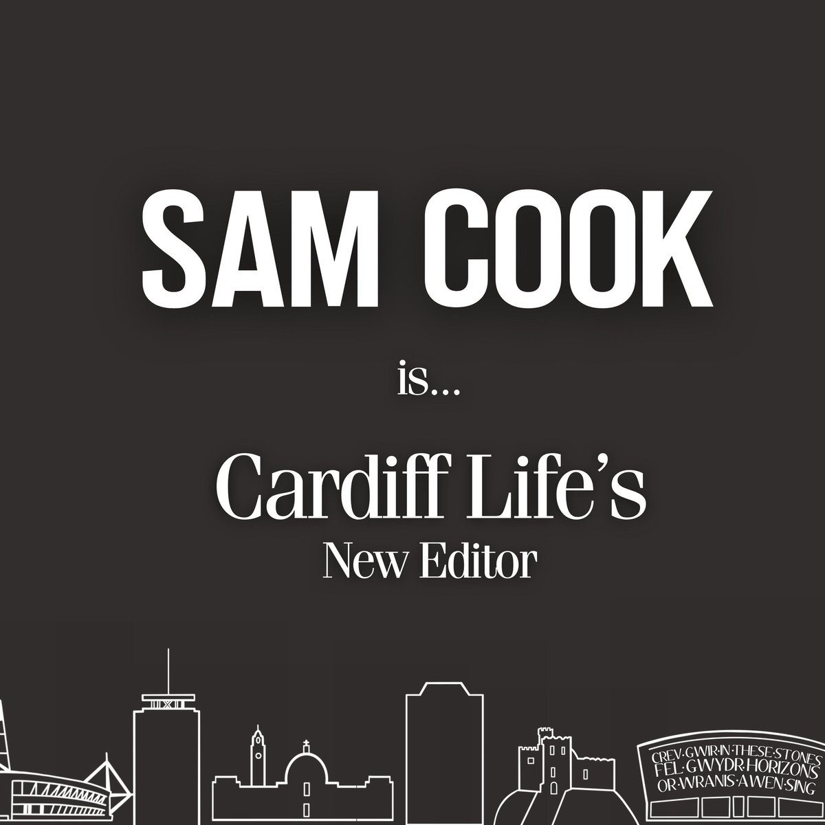 Sam Cook (@scook_tv) on Twitter photo Bit of a career announcement 📣
I’m thrilled to join <a href="/CardiffLifeMag/">Cardiff Life</a> as its new editor. I’ve always been passionate about showcasing my city’s vibrant culture, people and places. Bit of a career announcement 📣
I’m thrilled to join <a href="/CardiffLifeMag/">Cardiff Life</a> as its new editor. I’ve always been passionate about showcasing my city’s vibrant culture, people and places.