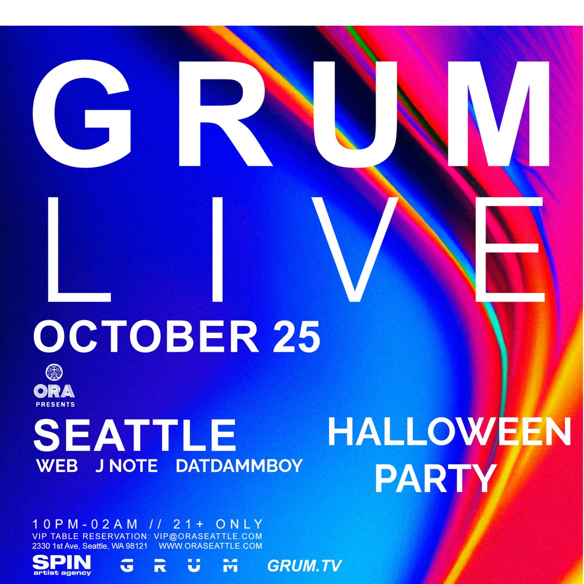Oraseattle (@oraseattle) on Twitter photo Join us for this Halloween Weekend at <a href="/oraseattle/">Oraseattle</a> with <a href="/GrumMusic/">Grum Music</a> Fri Oct 25
#grummusic #oraseattle #anjunabeats #Trance #Halloween #halloween2024 #Seattle Join us for this Halloween Weekend at <a href="/oraseattle/">Oraseattle</a> with <a href="/GrumMusic/">Grum Music</a> Fri Oct 25
#grummusic #oraseattle #anjunabeats #Trance #Halloween #halloween2024 #Seattle