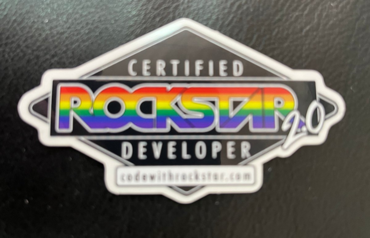Holly Cummins (holly_cummins@hachyderm.io) (@holly_cummins) on Twitter photo At #VoxxedDaysThessaloniki, <a href="/dylanbeattie/">Dylan Beattie has gone to BlueSky</a> gave me new 2.0 stickers. I'm a certified <a href="/RockstarLang/">Code with Rockstar</a> developer ๐ธ
(Oh, of course you can run Rockstar on Quarkus: quarkus.io/extensions/io.โฆ) At #VoxxedDaysThessaloniki, <a href="/dylanbeattie/">Dylan Beattie has gone to BlueSky</a> gave me new 2.0 stickers. I'm a certified <a href="/RockstarLang/">Code with Rockstar</a> developer ๐ธ
(Oh, of course you can run Rockstar on Quarkus: quarkus.io/extensions/io.โฆ)