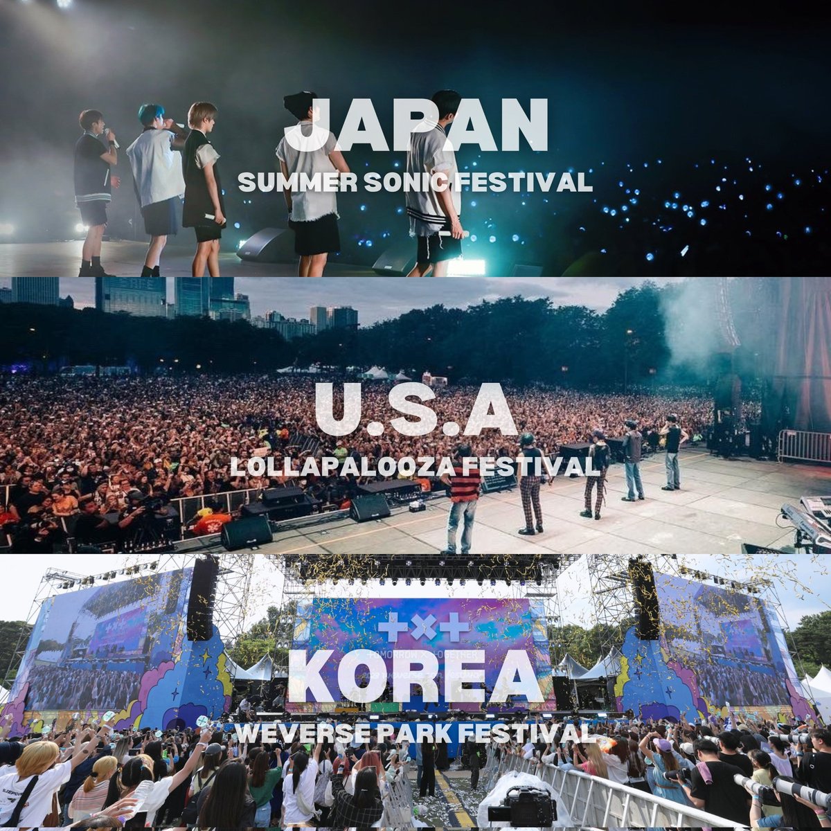 snw_txt's tweet photo. TXT is indeed the FESTIVAL KINGS. https://t.co/DjPTb1pjVk