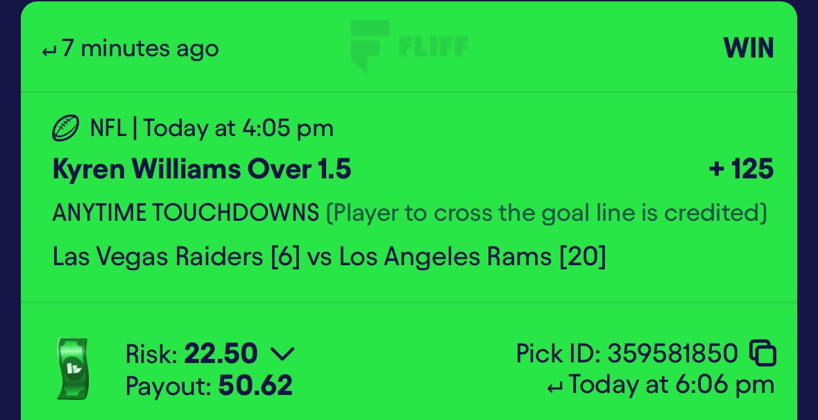Cashout_Kings_'s tweet photo. Sum dubs🤞🏻❤️ #GambingX #bets #nflbets #BANG https://t.co/OFpXxmw252