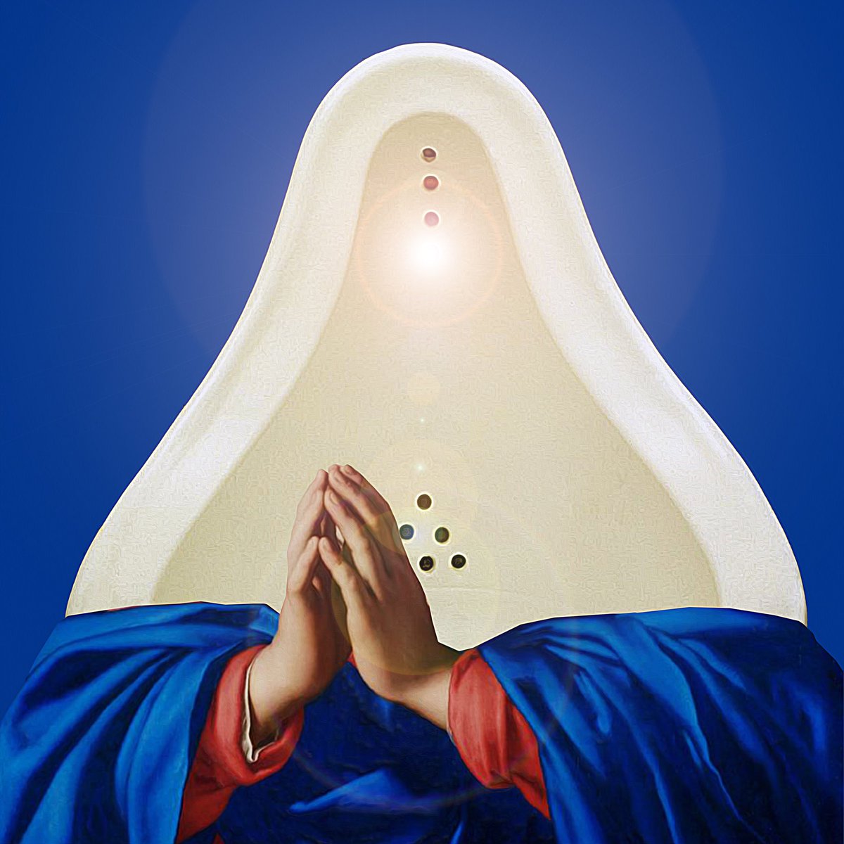ColdwellContact's tweet image. R.Mutt Mad-Onna (Prayer Pair) - after Marcel Duchamp - #MarcelDuchamp #R.Mutt1917 #DigitalPainting #Dada #Art #DigitalArt #R.Mutt #Fountain UK, 2024