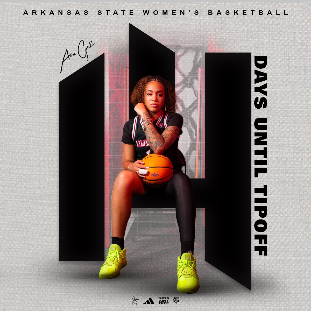 <a href="/AnnaGriffin_14/">Anna G..</a> days until tipoff! ⛹🏽‍♀️

#NetsAintFree x #WolvesUp🐺