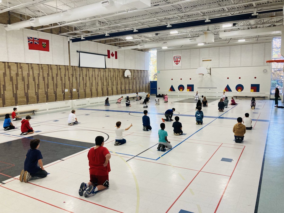 Calum MacKenzie (@mrmackenzie5) on Twitter photo Always love having the experts come in and do some Martial Arts @taelee_TKD with the students. Learning to be disciplined in mind and body is important for our mental health and physical wellness. <a href="/StGeorgeOCSB/">St. George School</a> <a href="/MrsJLawlor/">Jacqueline Lawlor (she/her)</a> Always love having the experts come in and do some Martial Arts @taelee_TKD with the students. Learning to be disciplined in mind and body is important for our mental health and physical wellness. <a href="/StGeorgeOCSB/">St. George School</a> <a href="/MrsJLawlor/">Jacqueline Lawlor (she/her)</a>
