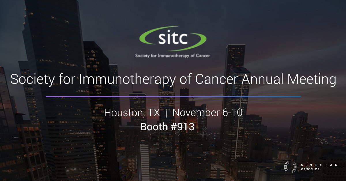 SingularGenomic's tweet image. We are excited to see you next month at #SITC24! Join us as we showcase the G4X Spatial Sequencer, designed to push the boundaries of high-throughput in situ multiomics. 

Schedule a meeting with an expert to learn how G4X can accelerate your research: bit.ly/3Aan0aK