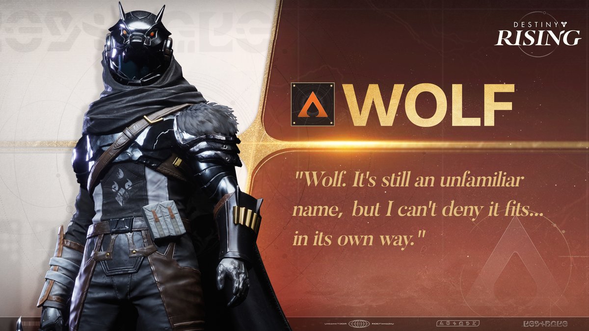 Risen by a wandering ghost, you start your journey in #DestinyRising through the eyes of Wolf, a mysterious new Lightbearer who doesn't remember their past or identity, but destined to bring together heroes of different paths. 🐺