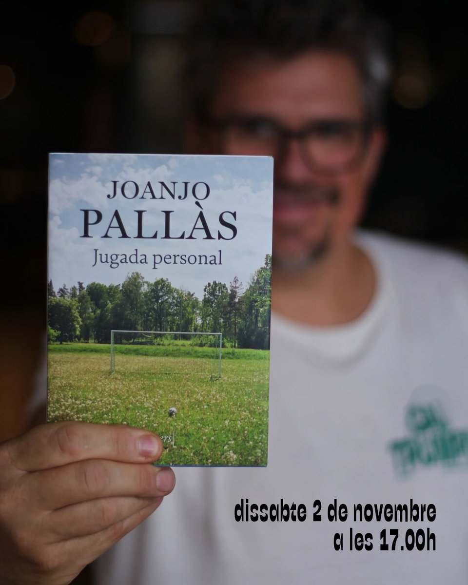 Ens fa molta il.lusió anunciar-vos la presentació del llibre Jugada Personal, del nostre amic <a href="/JoanjosepPallas/">Joanjo Pallàs Martí</a> , a Cal Trumfo.

Dissabte 2 de novembre, a les 17.00h.
 
Hi haurà la llibres a la venda i signatura de llibres.

#CalTrumfo #LaTorredOrista #restaurant