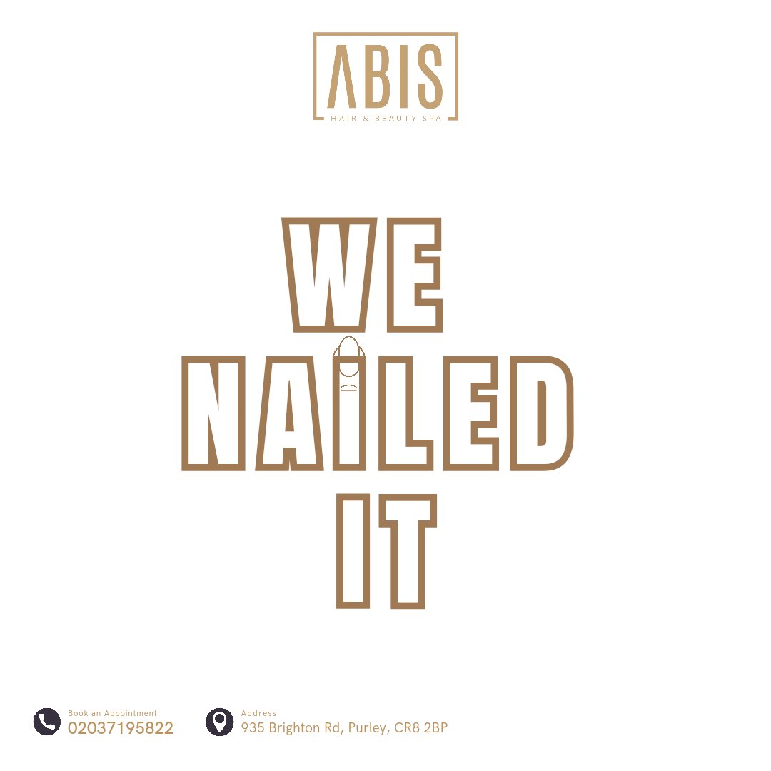 abishairspa's tweet photo. What do your nails say about you?

Book an appointment via DM, WhatsApp or Call us on 02037195822 and we'll change the narrative.

#abishairandbeautyspa #acrylic #nailart #nailtech https://t.co/Ko1lxPV1ep