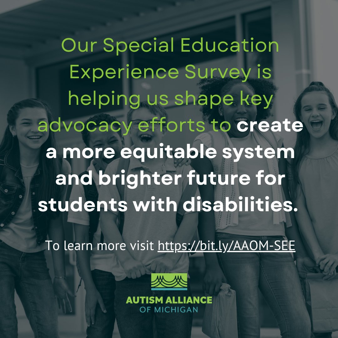 (1/4) The responses from our 2023 Special Education Experience (SEE) Survey are helping us shape key advocacy efforts to improve outcomes for students with disabilities in Michigan. 🧵

#MiSEEsurvey
#SpEdFinanceReform
#EducationEquity
#SpecialEducation