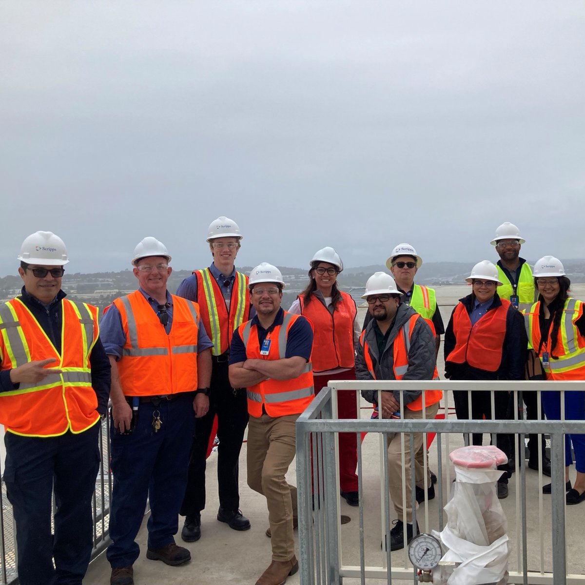 ScrippsHealth's tweet photo. Happy Health Care Facilities and Engineering Week! π These team members help create environments that allow us to deliver excellent care to our patients. Leave a big thank you in the comments! ππ #HealthEngWeek #LifeAtScripps https://t.co/o2VaGd2viF
