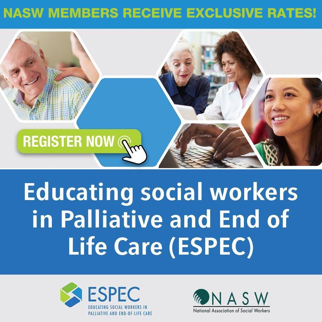 NASW Members can get discounts on the ESPEC program, designed by and for social workers. The 3-part program integrates primary palliative care skills into routine clinical practice, starting with self-study. Learn at your convenience &amp; earn up to 14.5 CEs. buff.ly/4hpzBYu