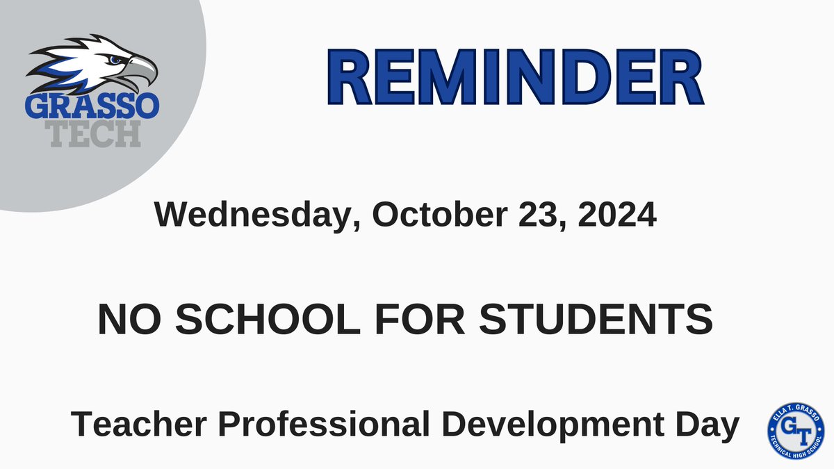 Grasso Technical High School tweet media