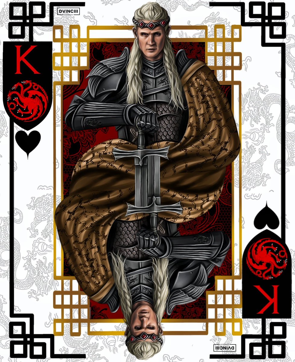 dvinciiiart's tweet image. HOTD Play Cards Art Series: “THE BLACK KING - King Consort Daemon Targaryen”

Art Commission For: @daemontlover (IG)

#DaemonTargaryen #Daemon #Targaryen #MattSmith #HouseOfTheDragon #GameOfThrones #HOTDS2 #HOTD #got #digitalart #conceptart #artcommissions #commissionartist