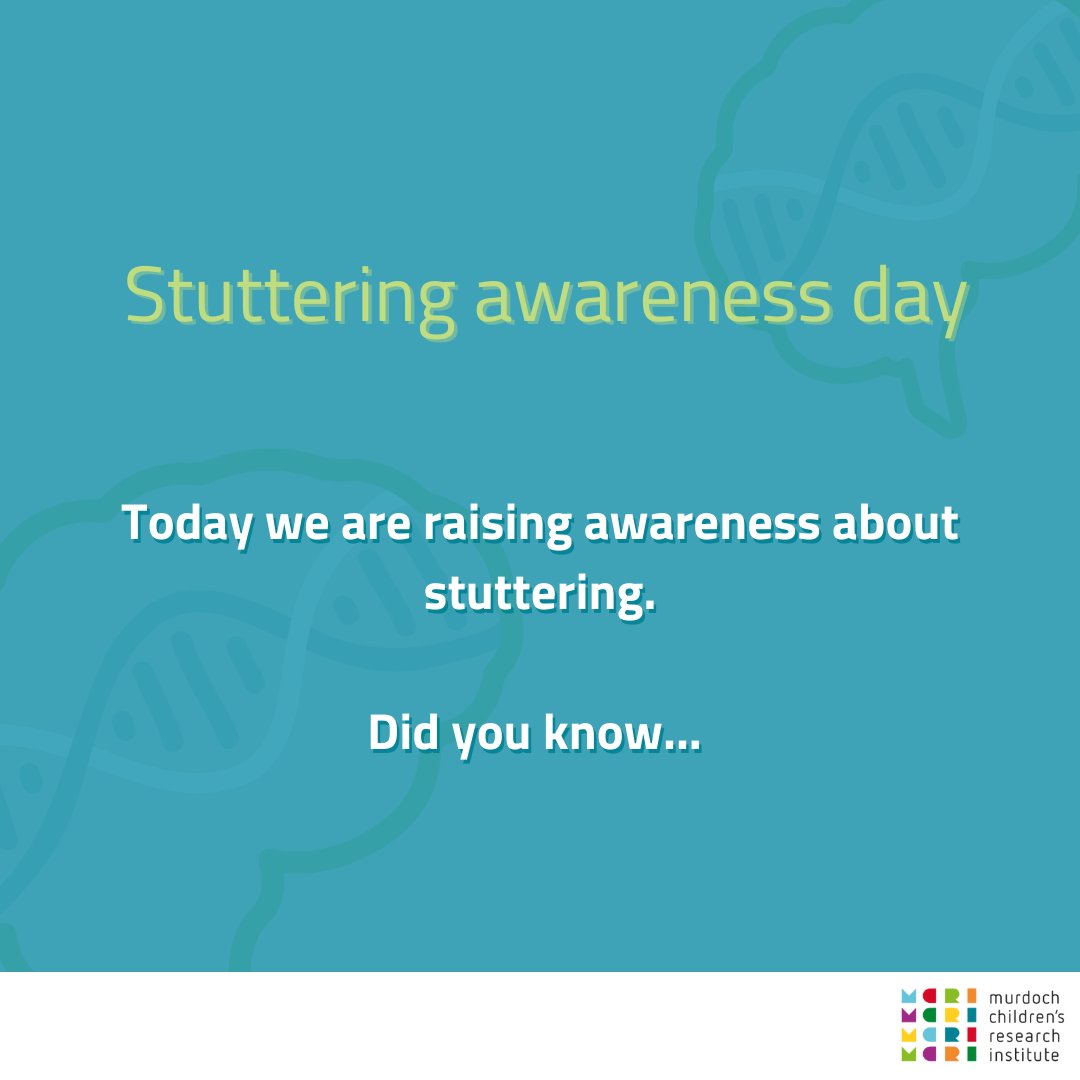 MCRI - Translational Centre for Speech Disorders tweet media