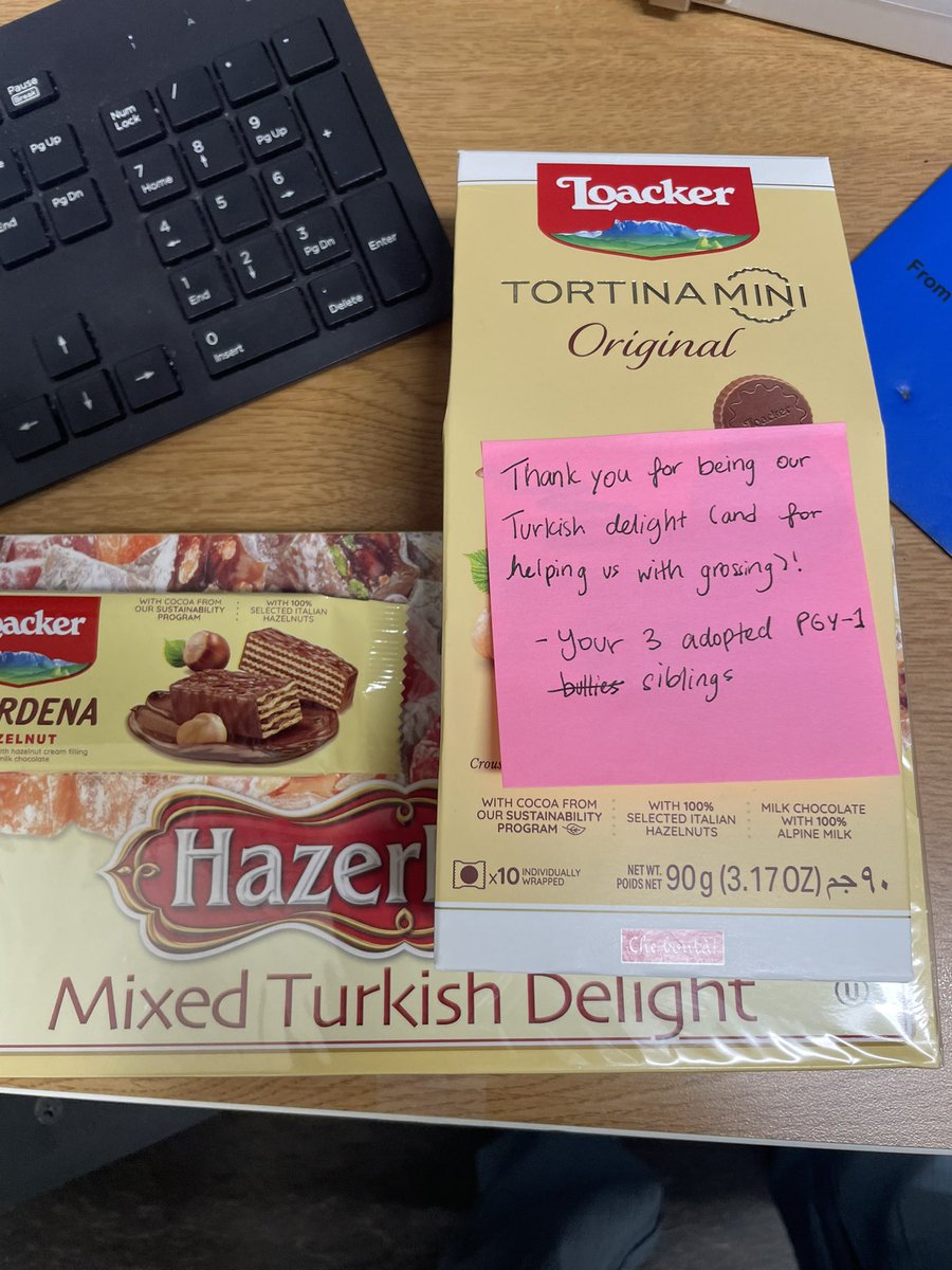 Kadir Işıdan (@isidankadir) on Twitter photo Today I found this on my desk in the morning. It felt even better than my grandmother’s pep talk! <a href="/NorthShore_Path/">NorthShore Pathology Residency</a> has 3 PGY-1s who are the salt of the earth. Today I found this on my desk in the morning. It felt even better than my grandmother’s pep talk! <a href="/NorthShore_Path/">NorthShore Pathology Residency</a> has 3 PGY-1s who are the salt of the earth.