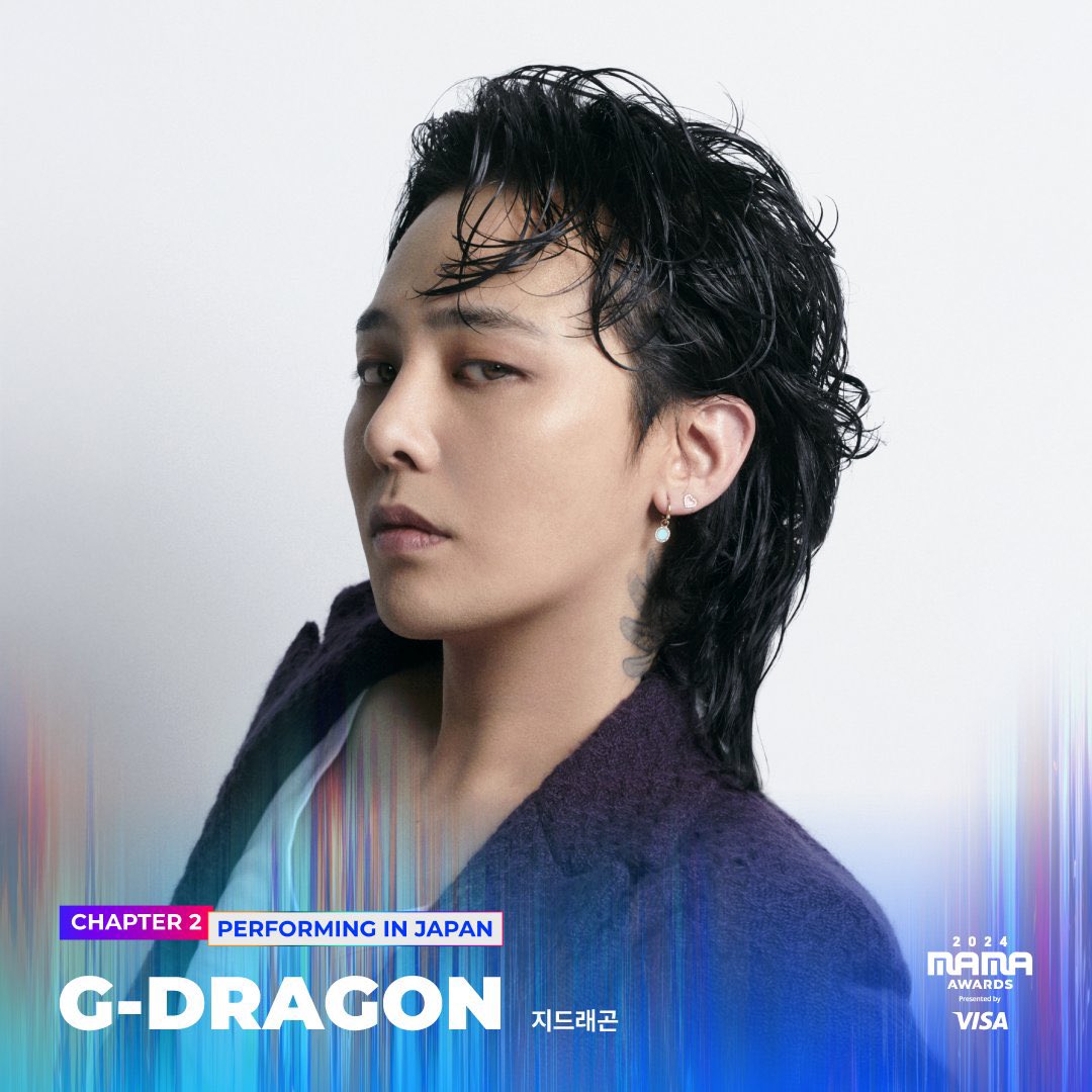 G-DRAGON is confirmed to perform at the 2024 MAMA Awards.

It will be his first time performing at ceremony since 2015.
