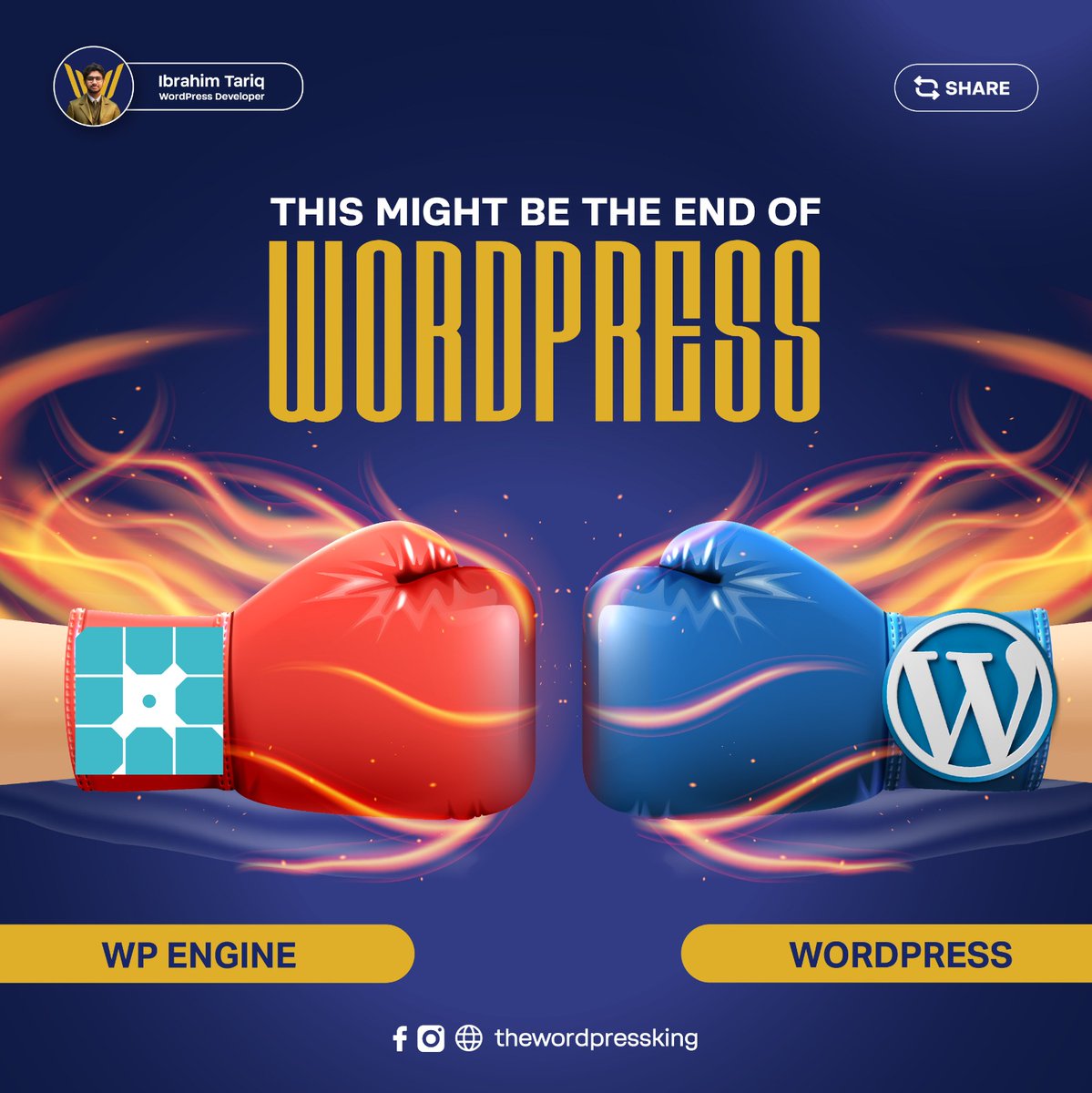 wordpressking_'s tweet image. 💀 Your WordPress site might be in danger 

⚠️ WordPress founder vs WP Engine $10B at stake 500,000 sites affected  

This is bigger than you think.

#wpdrama #wpengine #automatic #wordpress #thewordpressking