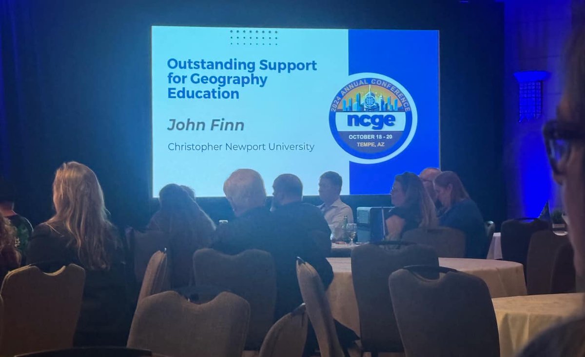 VAGeogAlliance's tweet image. Congratulations to @VAGeogAlliance members @MapM8ker &amp;amp; @johnnyfinn1 for being recognized with the @NCGE1915 award for Outstanding Support for Geography Education! 🎉 Your leadership &amp;amp; dedication to advancing geography are inspiring. 🌍 #GeographyEducation #VGA #NCGEAwards