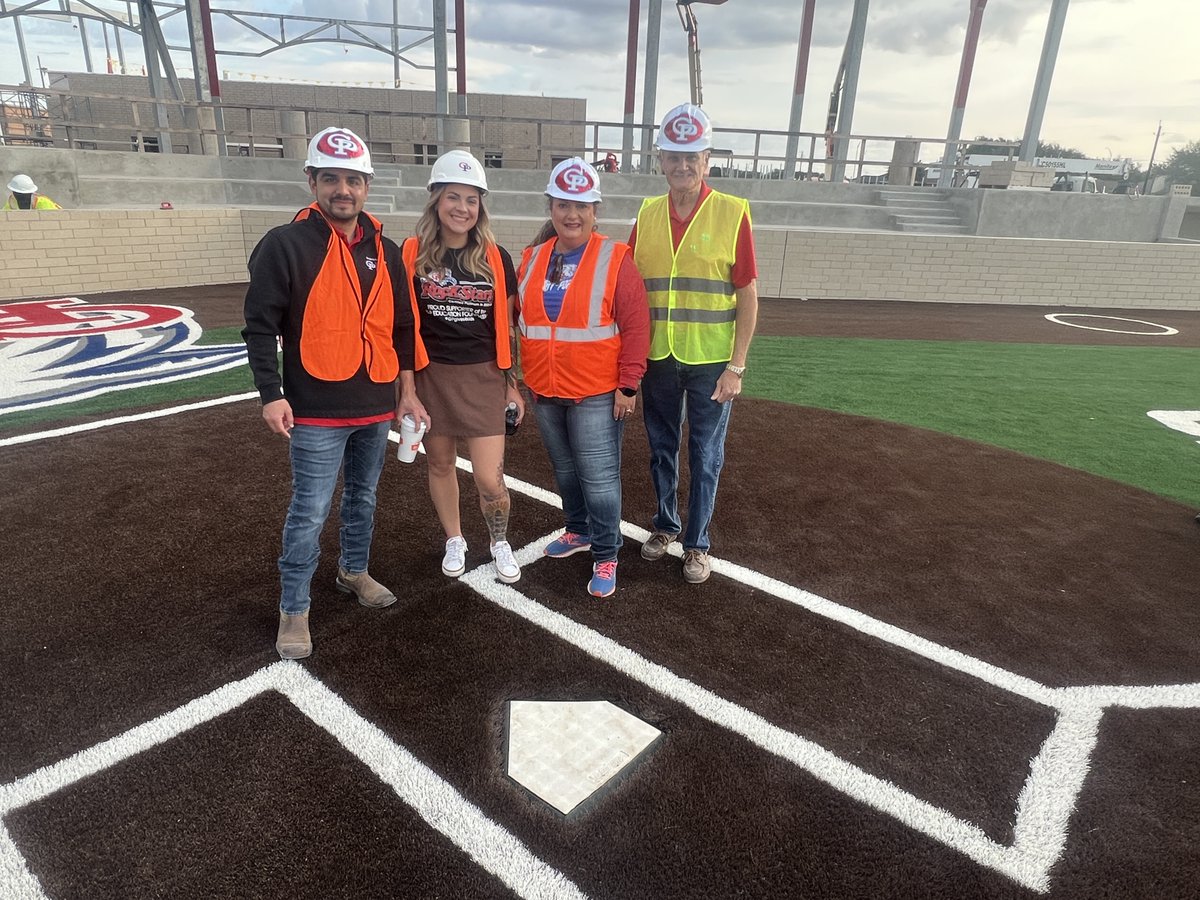 Another incredible set of projects underway for G-PISD! Progress is really coming along for our “Wildcat Park” — baseball and softball fields — and the nearby All-Purpose Practice Facility and Fieldhouse. Thank you to our leaders who came for last week’s tour!