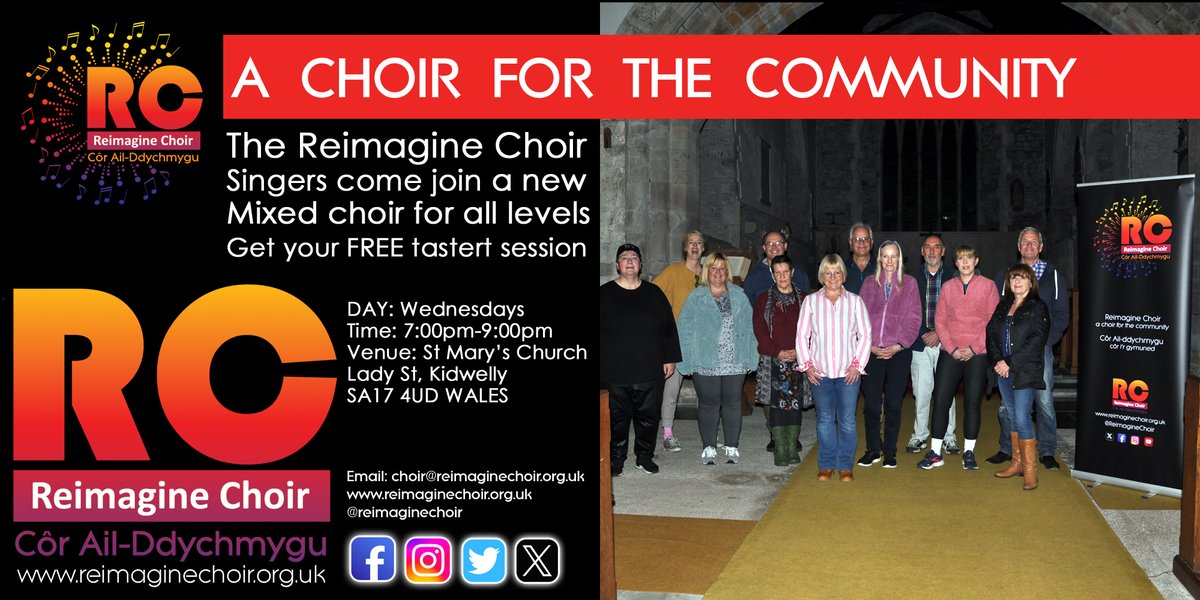 #JointheReimaginechoir #choral #choir #Sing #singing #vocal #Wales #communitychoir #SouthWestWales #Kidwelly <a href="/ReimagineChoir/">ReimagineChoir</a> <a href="/zirenz/">zirenz</a> <a href="/Afterworldlabel/">Afterworldrecordings</a>
