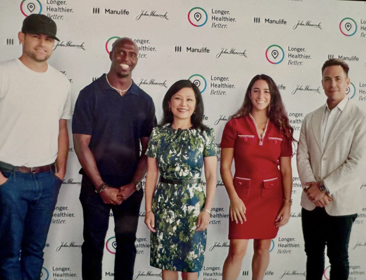 Why am I with these sports legends? It’s part of the <a href="/johnhancockusa/">John Hancock</a> initiative to support LONGEVITY, living Longer, Healthier &amp; Better. <a href="/drewbrees/">Drew Brees</a> <a href="/Jrue_Holiday11/">Jrue Holiday</a> <a href="/devinmccourty/">Devin McCourty</a> <a href="/andyroddick/">andyroddick</a> <a href="/AlyRaismanNews/">Aly Raisman News</a> <a href="/ApoloOhno/">Apolo Anton Ohno</a> reveal how they achieve peak physical and mental fitness