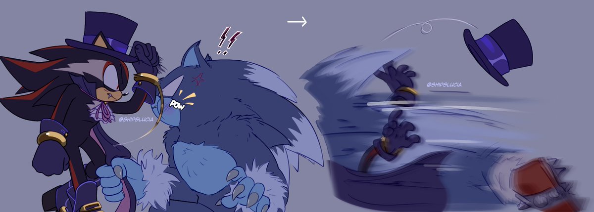 No puedo ser la única que se enoja cuando le contagian un bostezo, ¿no?😂

#Sonadow #Werehog #Vampire