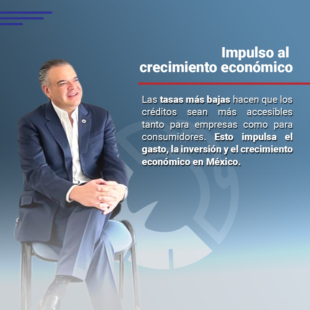 📈 Más inversión, más crecimiento. 
Con la reducción en las tasas de interés, se abre la puerta para que tanto pequeñas como grandes empresas puedan acceder a financiamiento de manera más sencilla. Esto genera más empleos y fortalece el mercado interno. ⚙️
